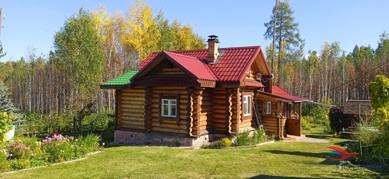 Бревенчатый дом в СНТ Ветеран в Карпинске - karpinsk.yutvil.ru